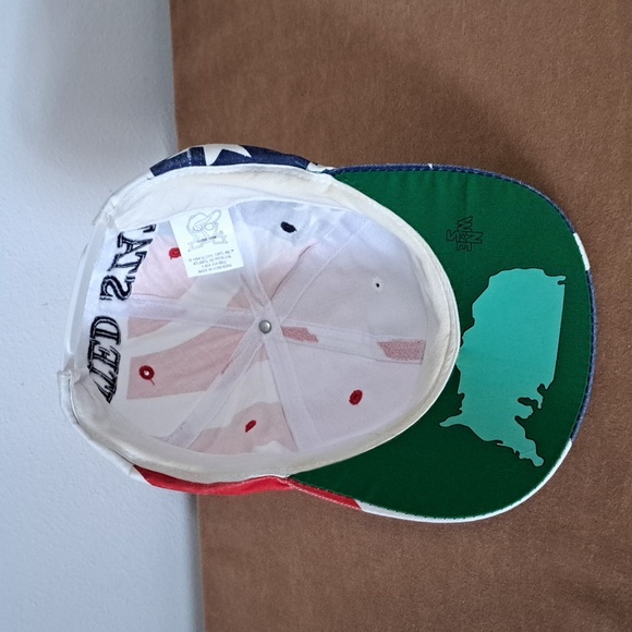 Vintage Global Caps Patriotic red white blue embroidered snapback hat. - Picture 7 of 7